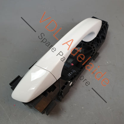 VW Golf Mk7 Rear Right Side Exterior Door Handle Pure White