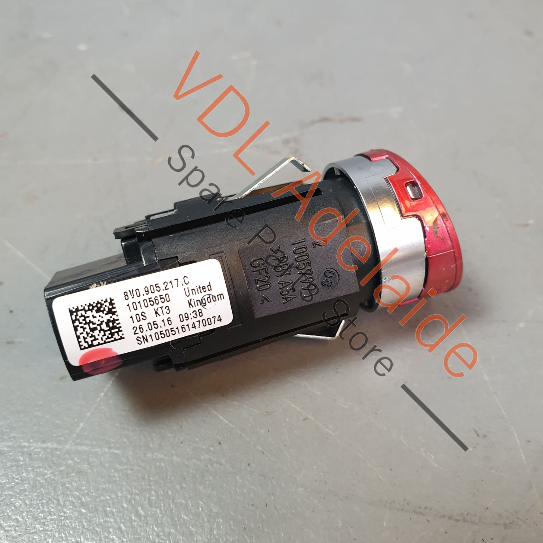 Audi RS3 S3 A3 8V Ignition Start Stop Switch 8V0905217C