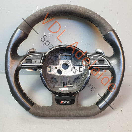 Audi RS3 8V Multifunction Sports Steering Wheel Leather Tiptronic 8V0419091AG