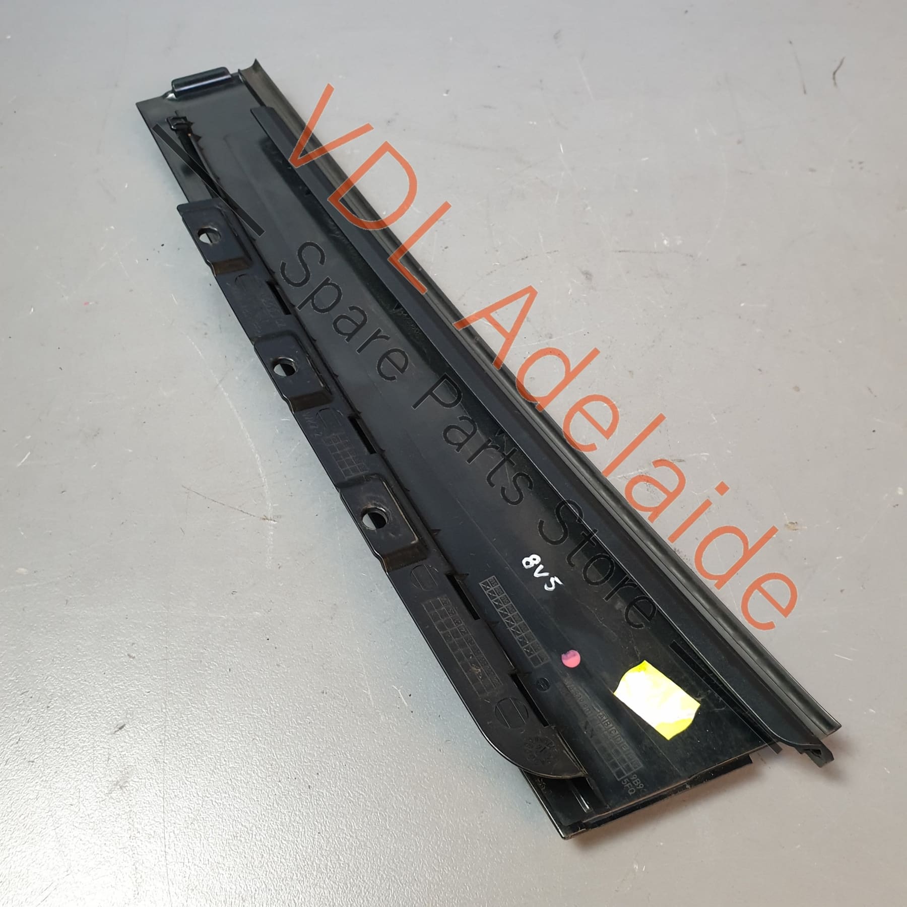 Audi RS3 8V Rear Left Exterior Trim for B-Pillar Black Glossy 8V4839901B