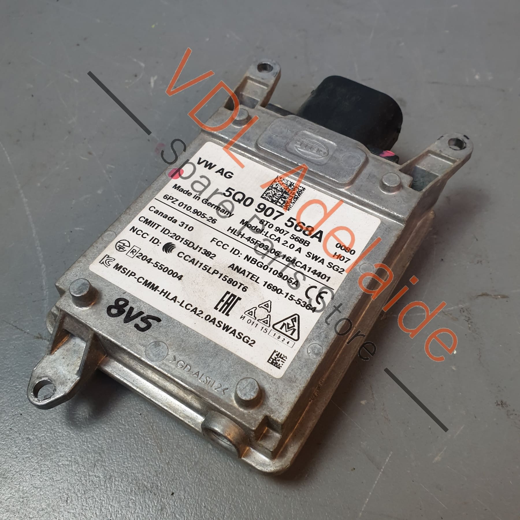 Audi RS3 S3 A3 8V Left Side Slave Control Unit Lane Change Assist 5Q0907568A