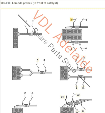 VW Touareg 7L Oxygen Sensor Lambda Probe 07Z906262F