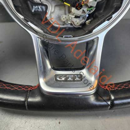 5G0419091QAPX 5G0419091HHAPX   VW Golf GTi MK7 Flat Bottom Steering Wheel Leather 5G0419091Q APX