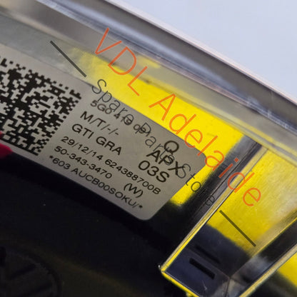 5G0419091QAPX 5G0419091HHAPX   VW Golf GTi MK7 Flat Bottom Steering Wheel Leather 5G0419091Q APX