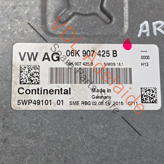 06K907425B 5G09062595G0 SIMOS18.1 VW Golf Gti MK7 Engine Control Unit ECU for 2.0 Petrol Engine 06K907425B 5G0906259 5G0 SIMOS 18.1