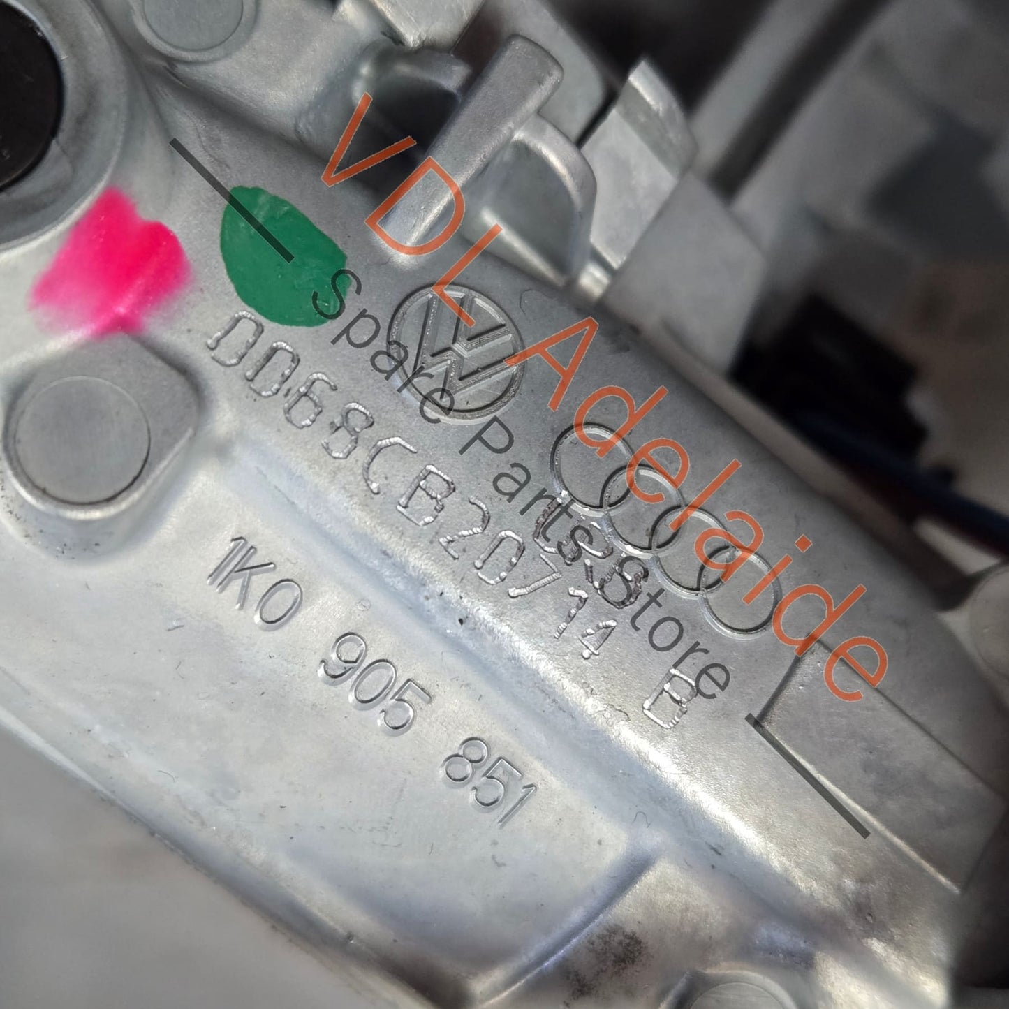 1K0905851B 107837168CL   VW Golf Mk7 Steering Lock & Drivers Door Manual Lock Cylinder for RHD with Key 1K0905851B