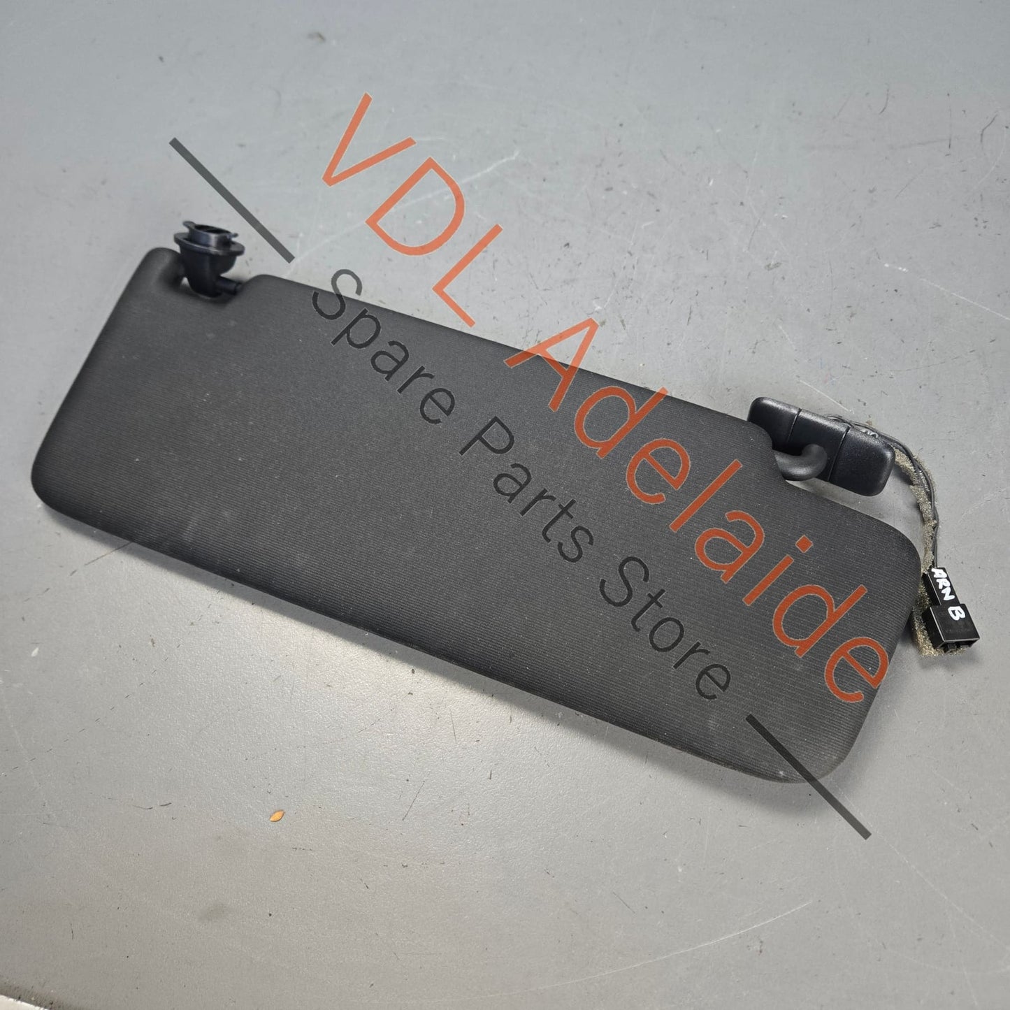 5G0857551AJ    VW Golf Mk7 Black Left Side Sun Visor with Illuminated Mirror & Cover 5G0857551AJ 3H8