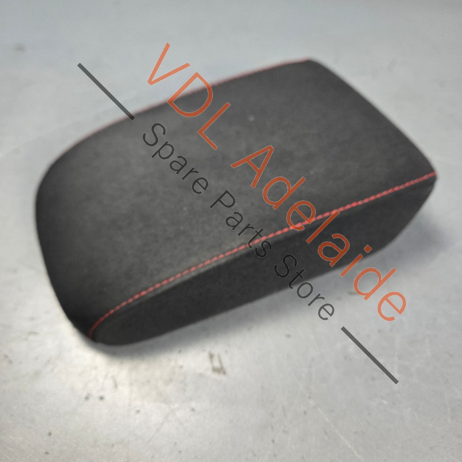 5G0864207FBDL    VW Golf GTi Mk7 Titanium Black Cloth Red Stitch Middle Console Driver Arm Rest Armrest Flip Lid 5G0864207F