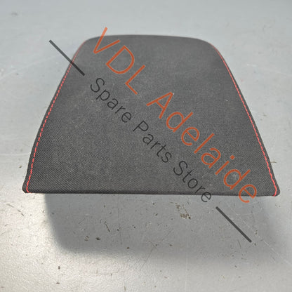 5G0864207FBDL    VW Golf GTi Mk7 Titanium Black Cloth Red Stitch Middle Console Driver Arm Rest Armrest Flip Lid 5G0864207F