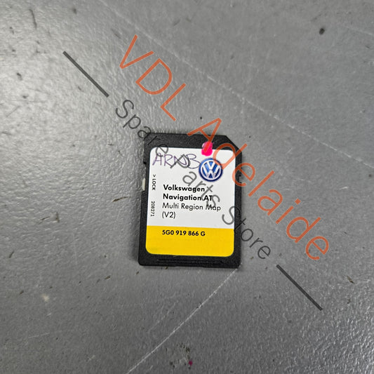 5G0919866G    VW SD Card for Navigation AT (V2) 5G0919866G Multi Region Map