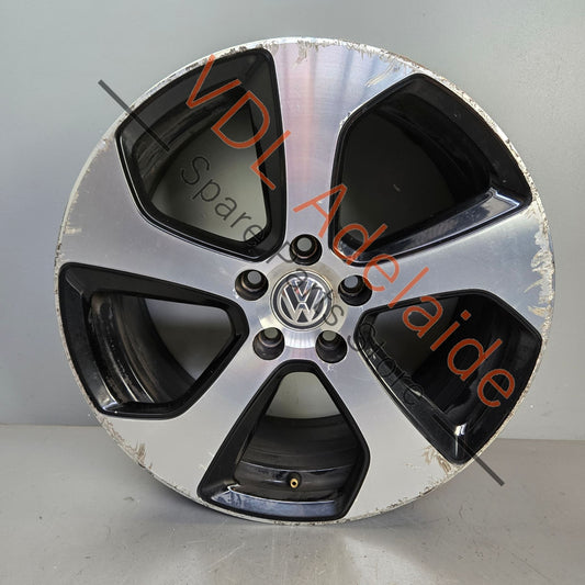 5G0601025ASFZZ    1x VW Golf GTi Mk7 18in x7.5in Alloy Wheel AUSTIN 5G0601025AS #04