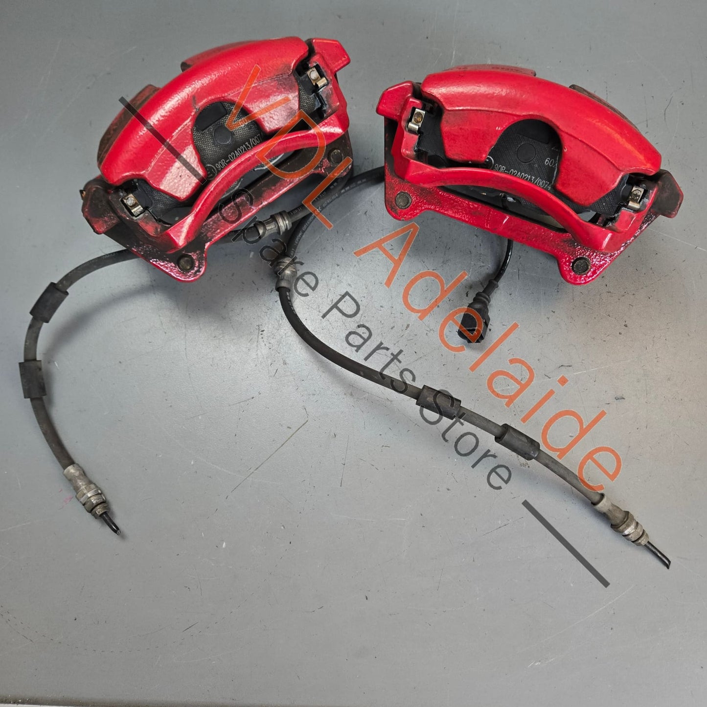 5G0615123 5G0615124C   VW Golf Gti MK7 Front Red Brake Caliper Housing Pair 5G0615123 5G0615124C