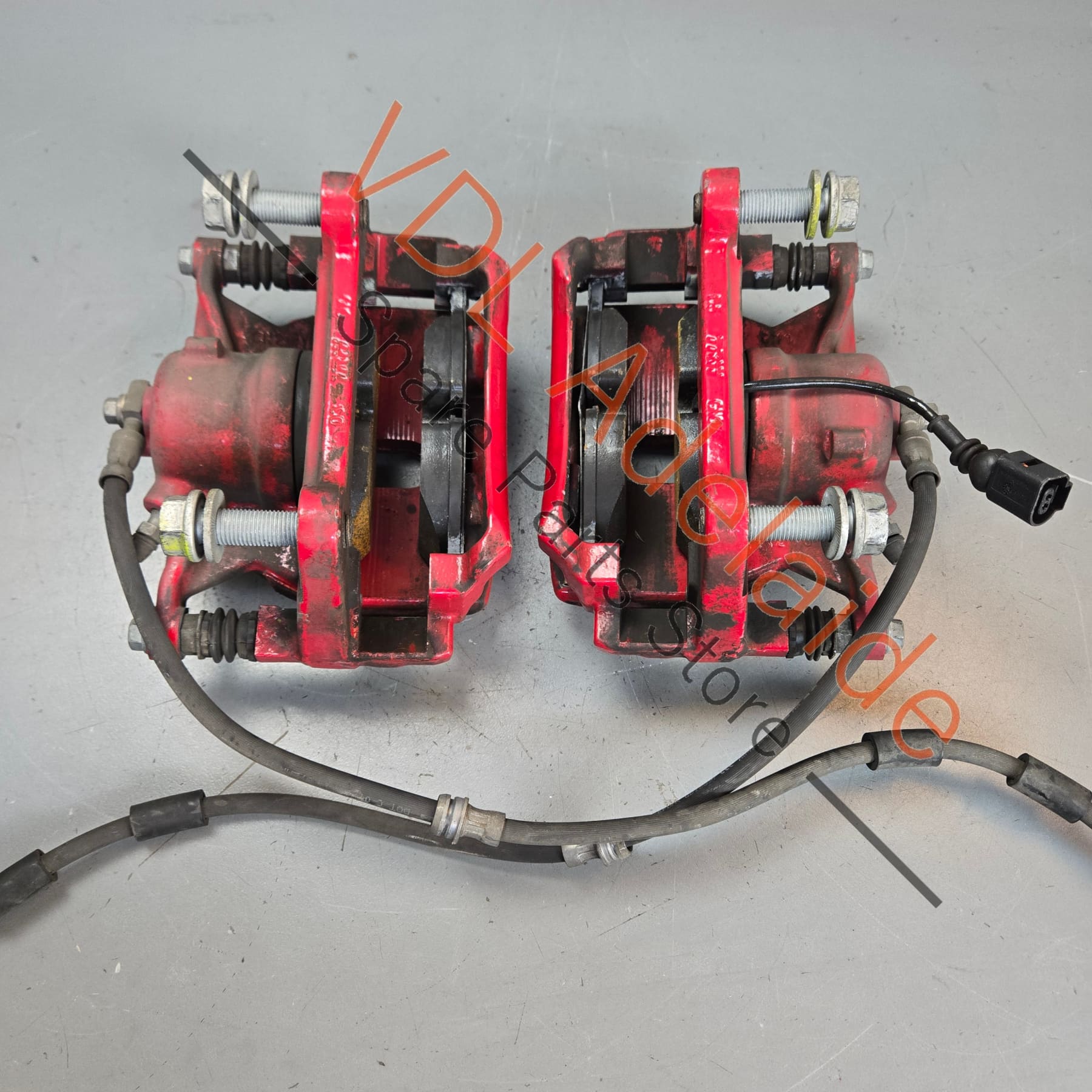 5G0615123 5G0615124C   VW Golf Gti MK7 Front Red Brake Caliper Housing Pair 5G0615123 5G0615124C