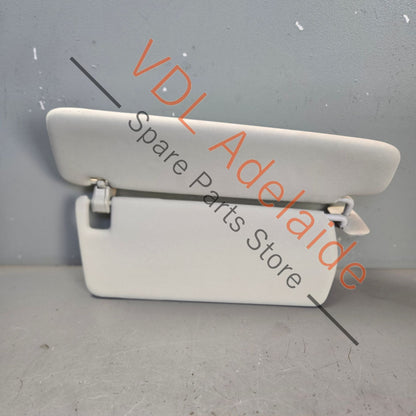 7P0857552D2F4    VW Touareg 7P Right Side Double Sun Visor Pearl Grey 7P0857552D 2F4