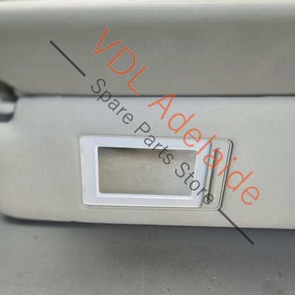 7P0857551D    VW Touareg 7P Left Side Double Sun Visor Pearl Grey 7P0857551D 2F4