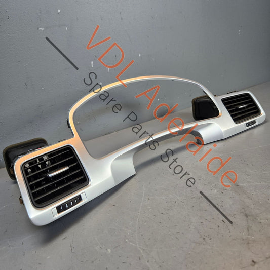 7P2857109BOUM 7P2819727A 7P2819704A 7P2857226BQB4 VW Touareg 7P Trim Surround for Dash Cluster RHD 7P2857109B 7P2857226B Aluminium Matt