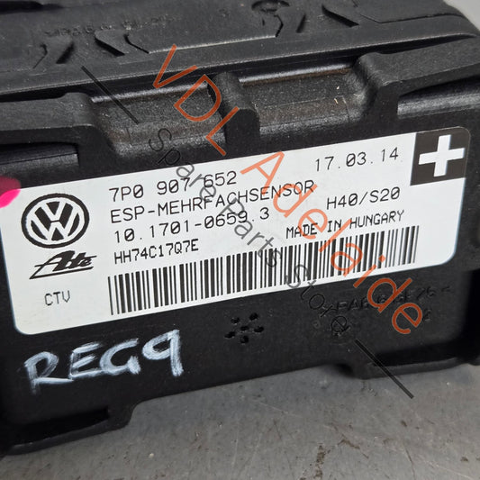 7P0907652    VW Touareg 7P Yaw Rate ESP Sensor Module 7P0907652