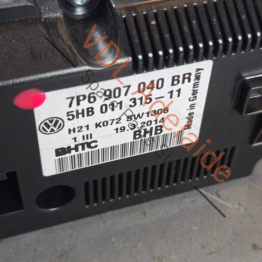 7P6907040BR    VW Touareg 7P Climate Aircon AC Switch Control Panel 7P6907040BR