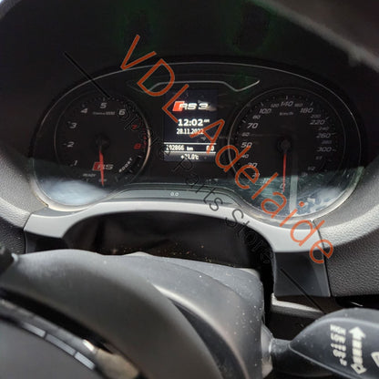 Audi RS3 8V Combi-Instrument Speedo Dash Cluster Display kph 8V0920871L