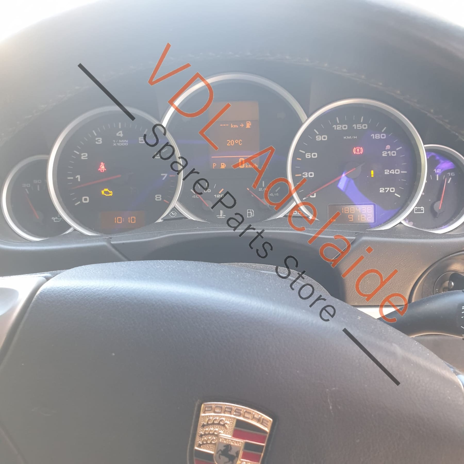 95564123410, 955641234FX, 7L5920875C, ,  Porsche Cayenne GTS 9PA Instument Cluster Gauges Dashboard Dash 95564123410