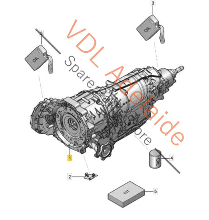 0D6300036Q 0D6300036QX   Bentley Bentayga SHT 8 Speed Gearbox Automatic Transmission 6mth warranty 13xxxkm