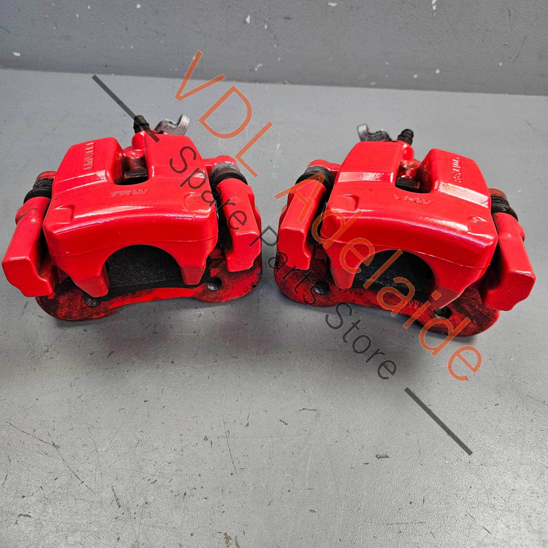 440116795R 440018456R 7701069142 7701069128 Renault Megane RS250 RS265 RS275 Rear Brake Caliper & Carrier Pair Set Manual Cable Handbrake 440116795R 440018456R