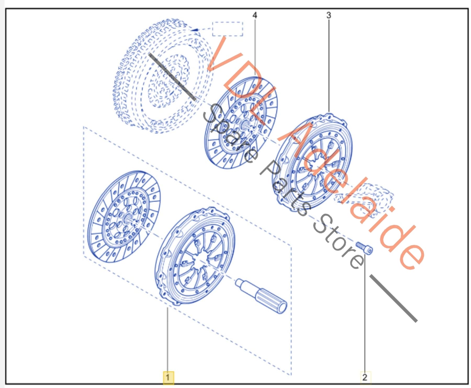 302055634R 123102238R   Renault Megane 3 RS250 RS265 RS275 Clutch and Flywheel Assembly 302055634R 123102238R