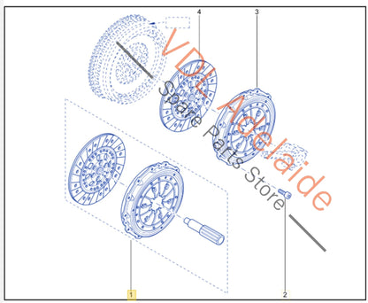 302055634R 123102238R   Renault Megane 3 RS250 RS265 RS275 Clutch and Flywheel Assembly 302055634R 123102238R