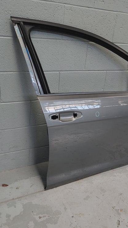 VW Golf MK7 7.5 Front Right Door Shell Panel Indium Grey LR7H