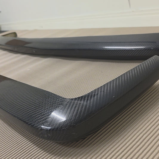 Datsun 510 1600 Bluebird Lightweight Exposed Carbon Fibre Bumper Bar Set Front & Back 2.5kg pair! Aftermarket