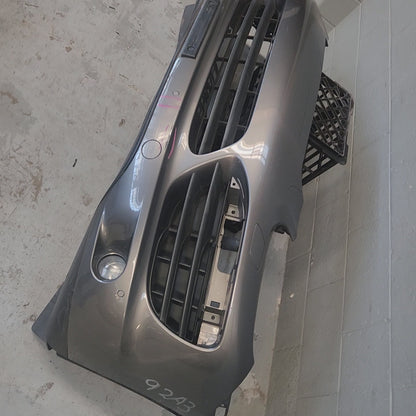 Porsche Cayenne 958 Front Bumper w Grilles & Reo Bar Assembly with Headlight Washers 2010-2014 Meteor Gray Metallic M7W/9Q