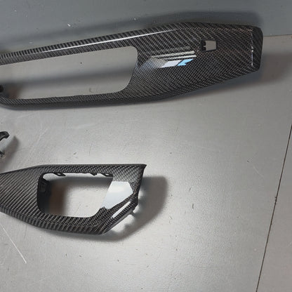 Audi A5 S5 RS5 A4 S4 RS4 F5 B9 Set of Carbon Fibre Interior Trim Set Dasboard & Centre Console 8W2863969K6T3 8W2853189AB6T3 8W2853190AE6T3