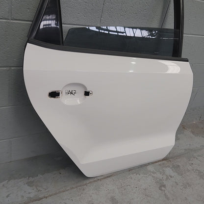 VW Polo 6R Rear Right Door Shell Panel Candy White B4 / B9A