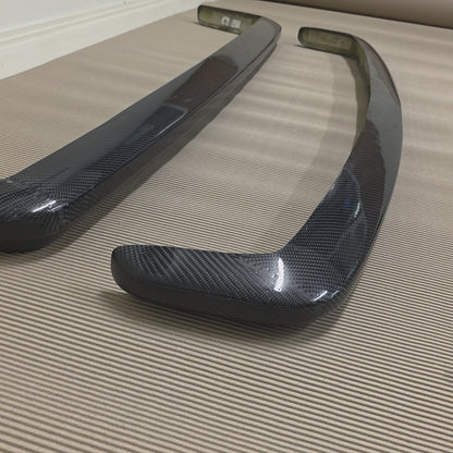Datsun 510 1600 Bluebird Lightweight Exposed Carbon Fibre Bumper Bar Set Front & Back 2.5kg pair! Aftermarket