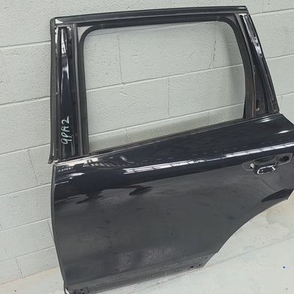 Porsche Cayenne 958 Rear Left Door Shell Panel Jet Black Metallic 2T / C9X