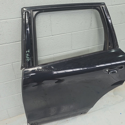Porsche Cayenne 958 Rear Left Door Shell Panel Jet Black Metallic 2T / C9X