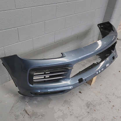 Porsche Cayenne 9Y Front Bumper Bar w side grilles & lower spoiler Biscay Blue