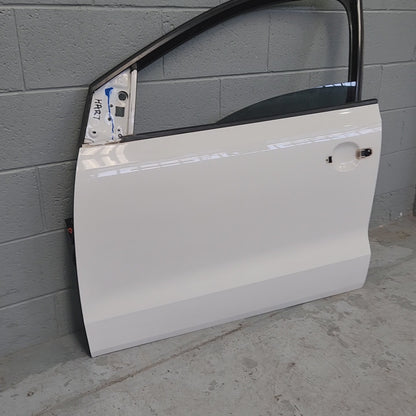 VW Polo 6R Front Left Door Shell Panel Candy White B4 / B9A