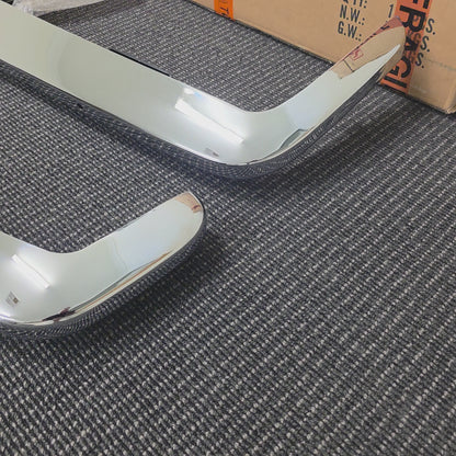 Datsun 510 1600 Bluebird Chrome Plated Stainless Steel Bumper Bar Set Aftermarket