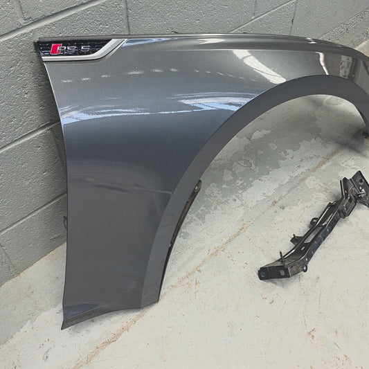 Audi RS5 B9 F5 2016-2023 Right Front Fender Mudguard Quarter Panel 8W6821022A 8W6853173T94 Daytona Grey Pearl LZ7S/6Y/Z7S