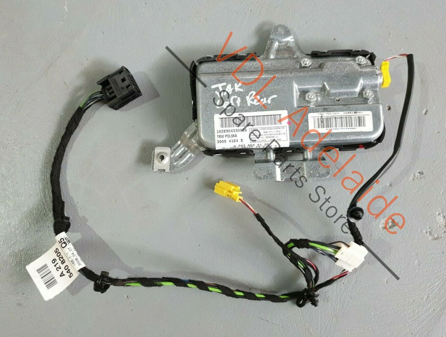 Mercedes W219 CLS-Class Rear Left Door Airbag & Wiring Loom A2038600105 