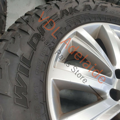 VW Amarok Set 18 x 7.5 Durban Alloy Rim Wheel & Tyre Set Falken Wildpeak AT3 2H0601025B