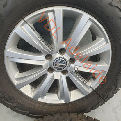 VW Amarok Set 18 x 7.5 Durban Alloy Rim Wheel & Tyre Set Falken Wildpeak AT3 2H0601025B