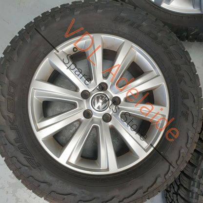 VW Amarok Set 18 x 7.5 Durban Alloy Rim Wheel & Tyre Set Falken Wildpeak AT3 2H0601025B