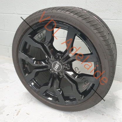 1x Audi R8 Genuine 19 x 11 Alloy Wheel 10 Spoke Y Design Gloss Black