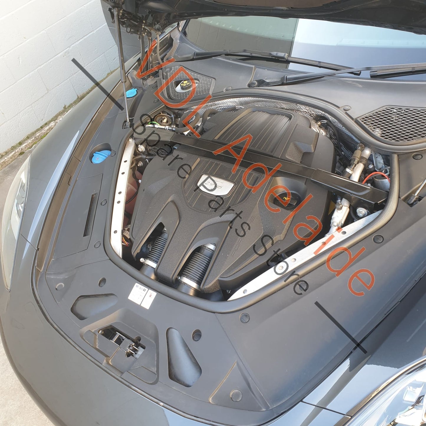 Porsche Panamera 971 2017-2020 Rear Right Side Interior Door Trim Card Sport Turismo Leather Leatherette