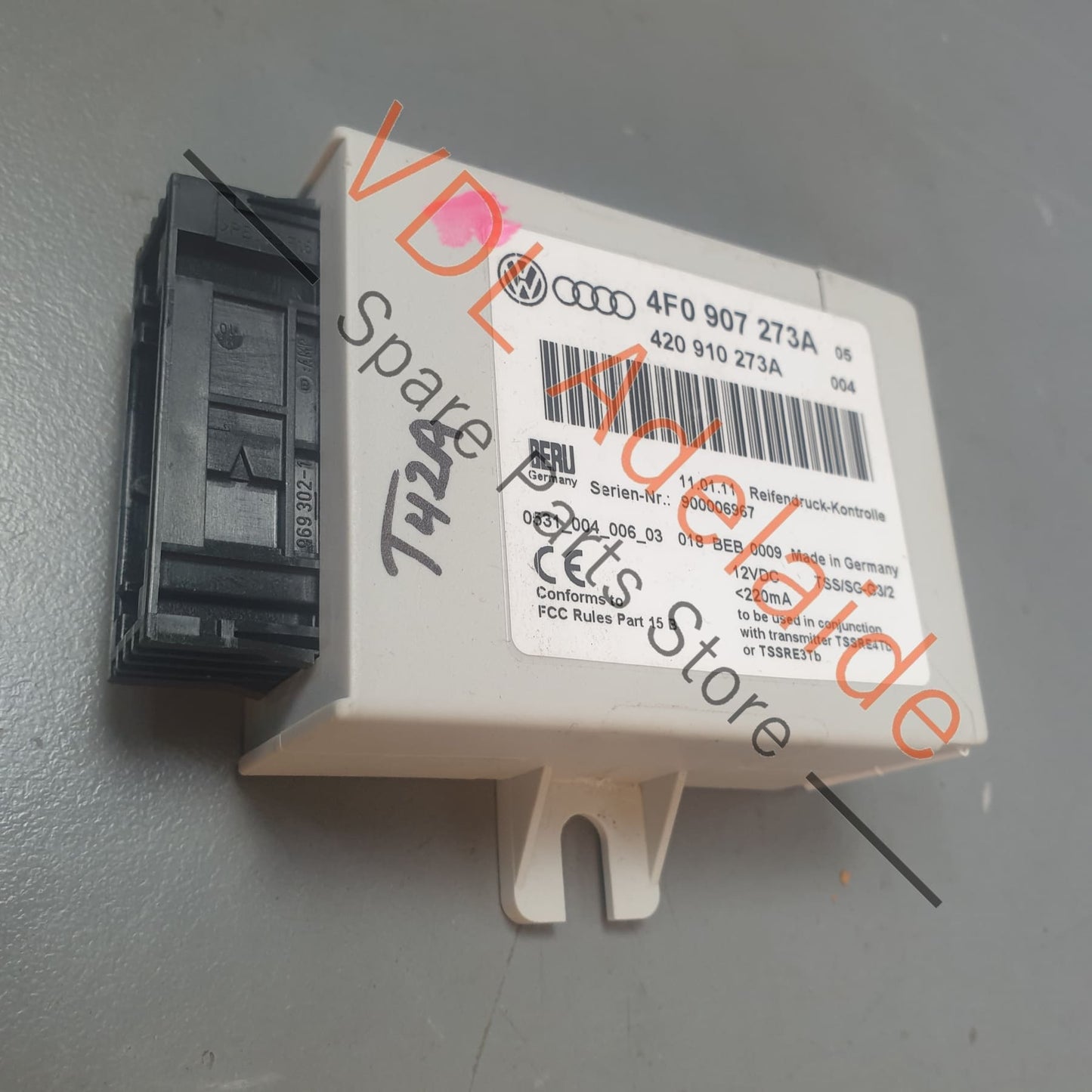 Audi R8 42 Tyre Pressure Control Monitoring Unit Module TPMS 420910273A