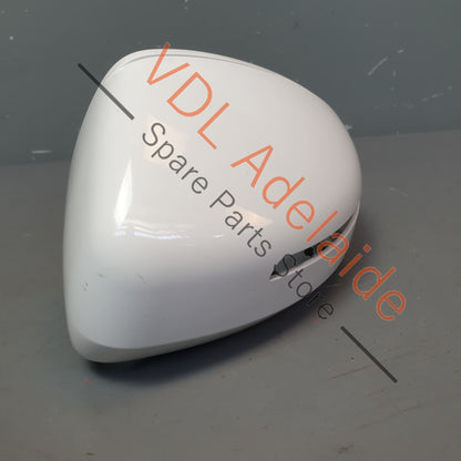 Genuine Audi R8 42 Left LHS Wing Exterior Mirror Cap Cover 8J0857501A Ibis White