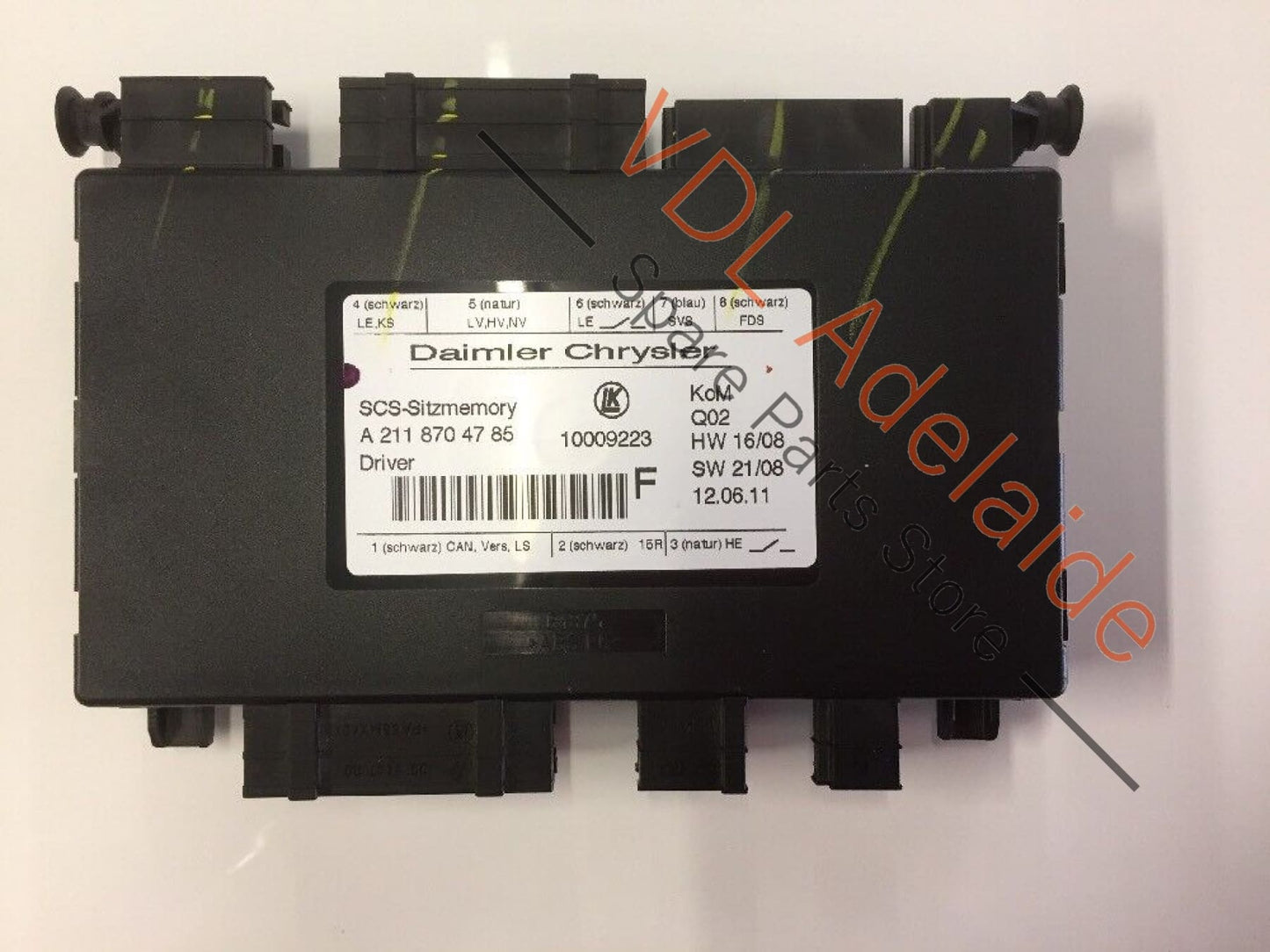 Mercedes W164 ML-Class Front Right Drivers Seat Control Module A2118704785 COS A2118704785