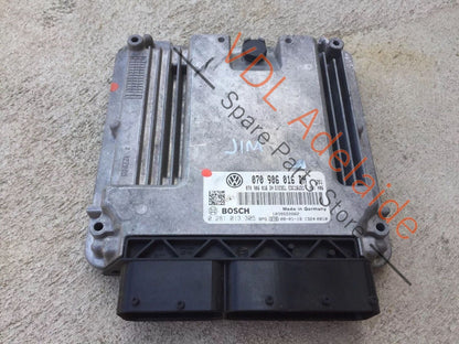 Volkswagen VW Touareg 7L V10 Diesel Engine Control Unit ECU 070906016DH JIM 070906016DH